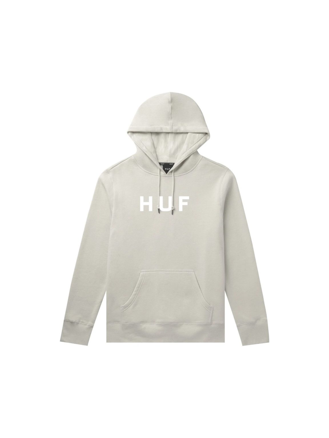 HUF Essentials OG Logo P O Hoodie Unbleached Wormhole Store