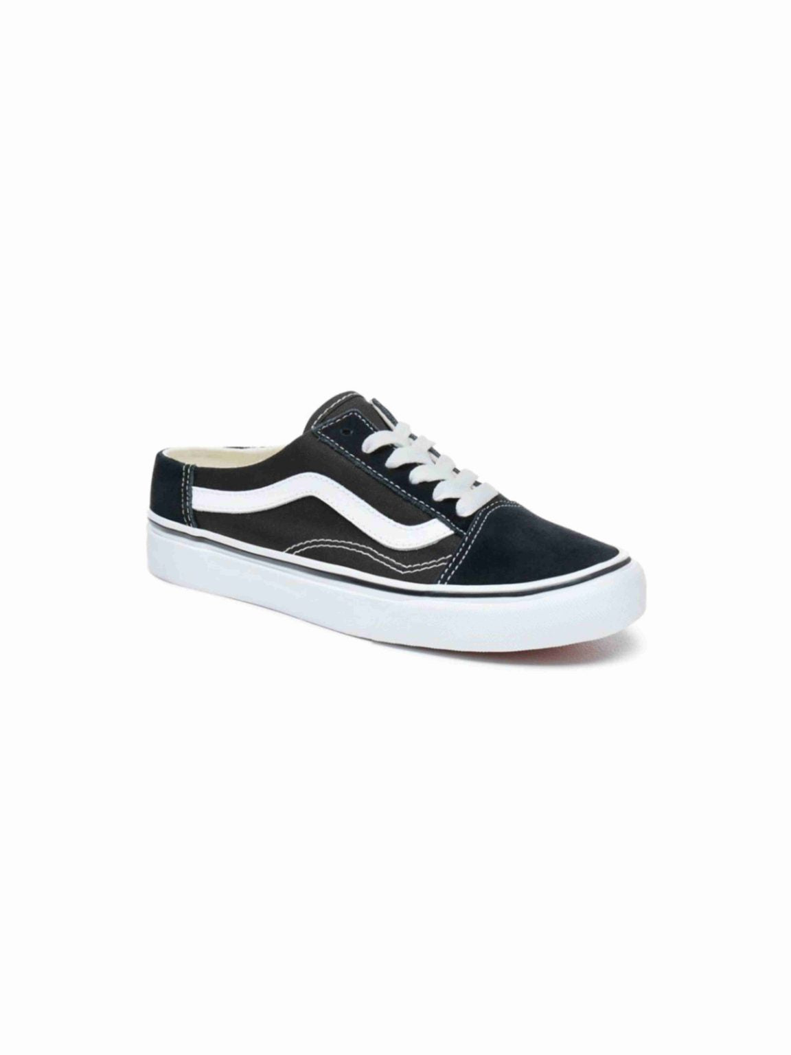 Vans Old Skool Mule Black True White Wormhole Store