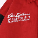 W.Essentiéls x Alter ego Obelisk Collegiate Varsity jacket Foxblood/Sand