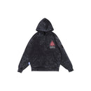 W.Essentiéls x Alter ego Runes Oversize Hoodie Acid Wash Noir Black