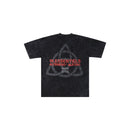 W.Essentiéls x Alter ego Runes Boxy Cut T-shirt Acid Wash Noir Black