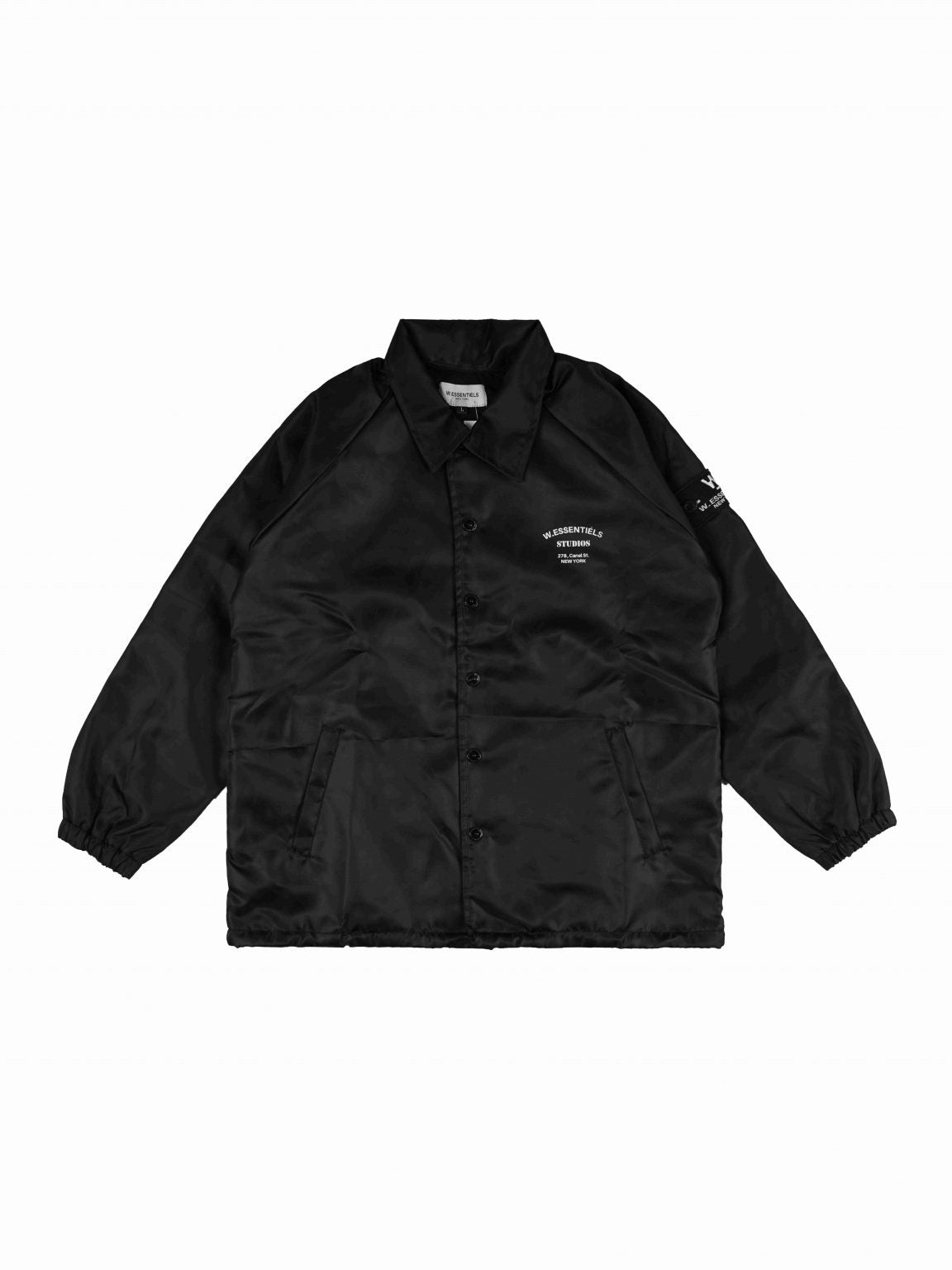 W.Essentiels Belcastel Windbreaker Noir Black