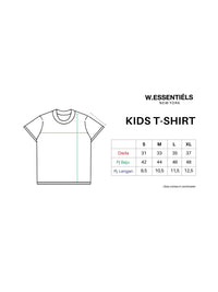 W.Essentiels Kids Boxy Cut Tee Logo White