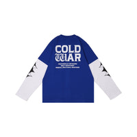 Wormhole Hot and Cold Long Sleve Tee Royal/White