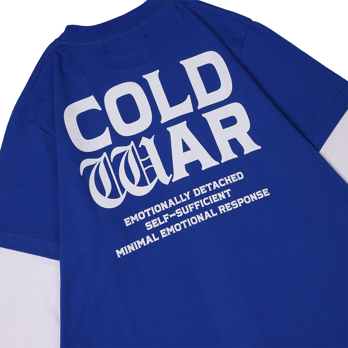 Wormhole Hot and Cold Long Sleve Tee Royal/White