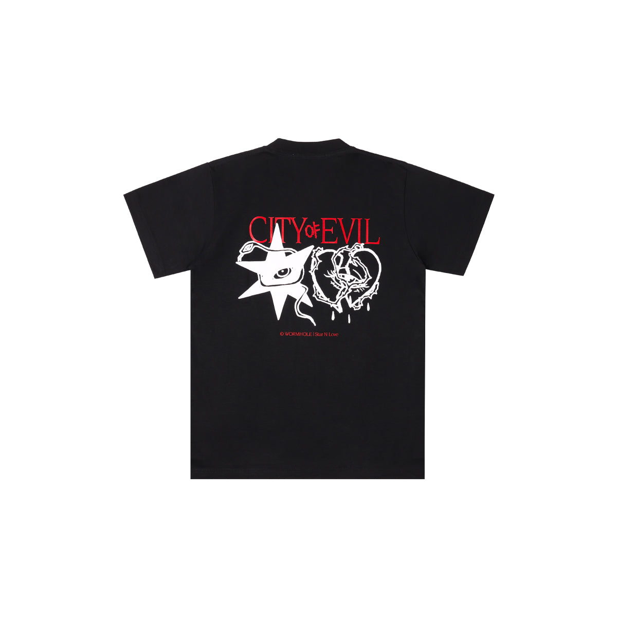 Wormhole Stars & Luv Tee Black