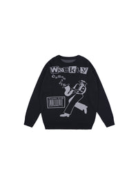 W.Essentiels x Kevinswork Weekly Essentiels Oversized Knitwear Sweater