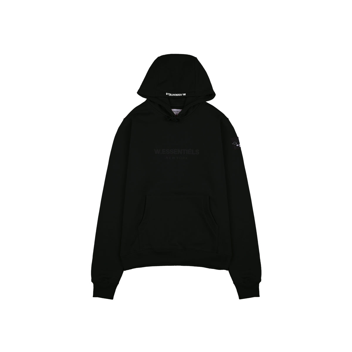 W.Essentiels Ecume Monopack Oversize Hoodie Noir Black