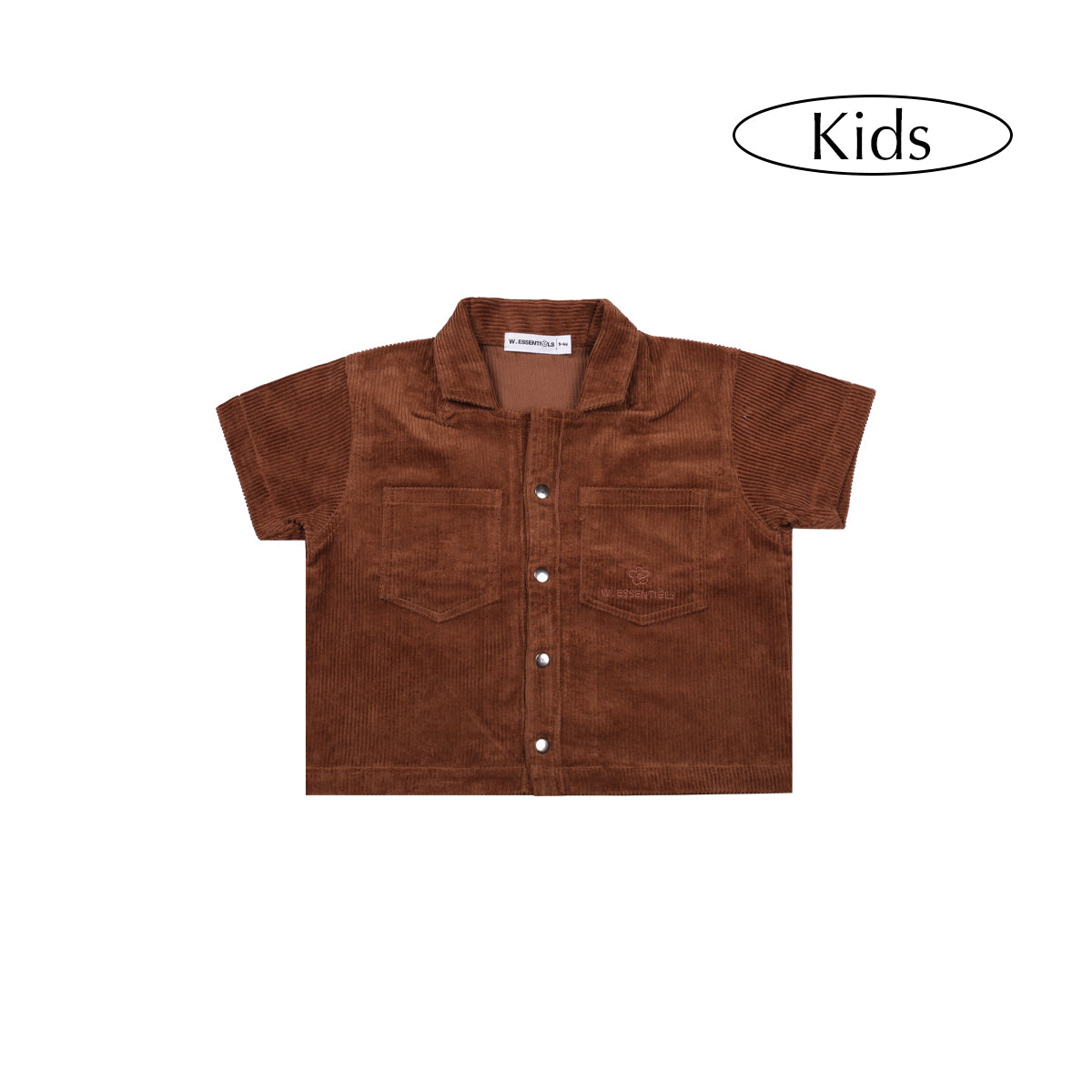 W.Essentiels Kids Cipriano Corduroy Workshirt Walnut