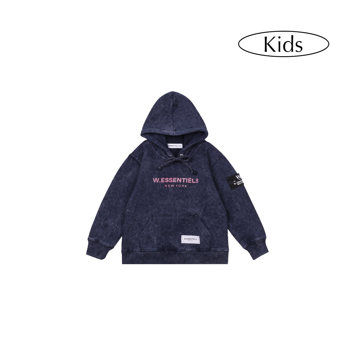 W.Essentiels Kids Affinity Ref-7326 Hoodie Wash Angelo Azzurro (Blue)