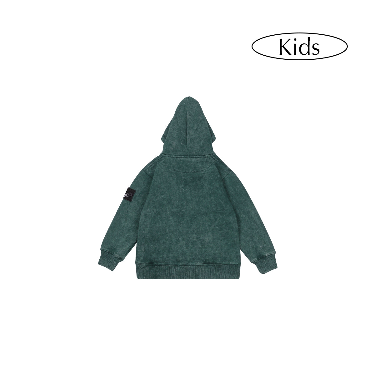 W.Essentiels Kids Affinity Ref-7326 Hoodie Wash Emerald Isle (Green)