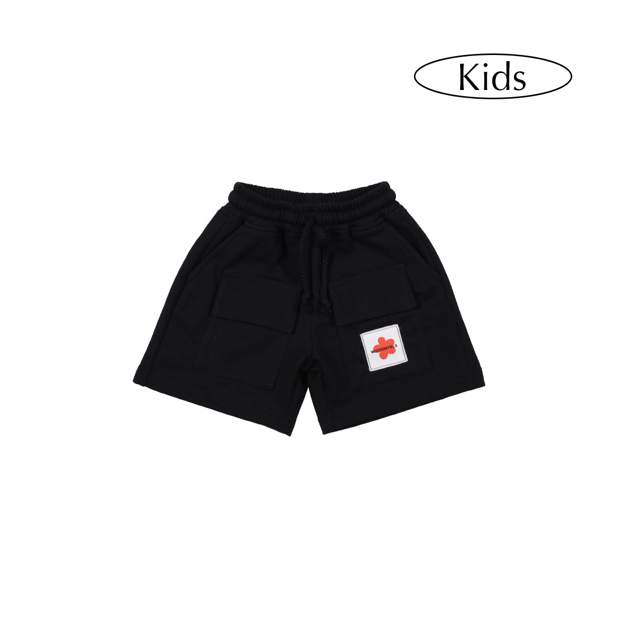 W.Essentiels Kids Charron Cargo Short Pants Noir Black