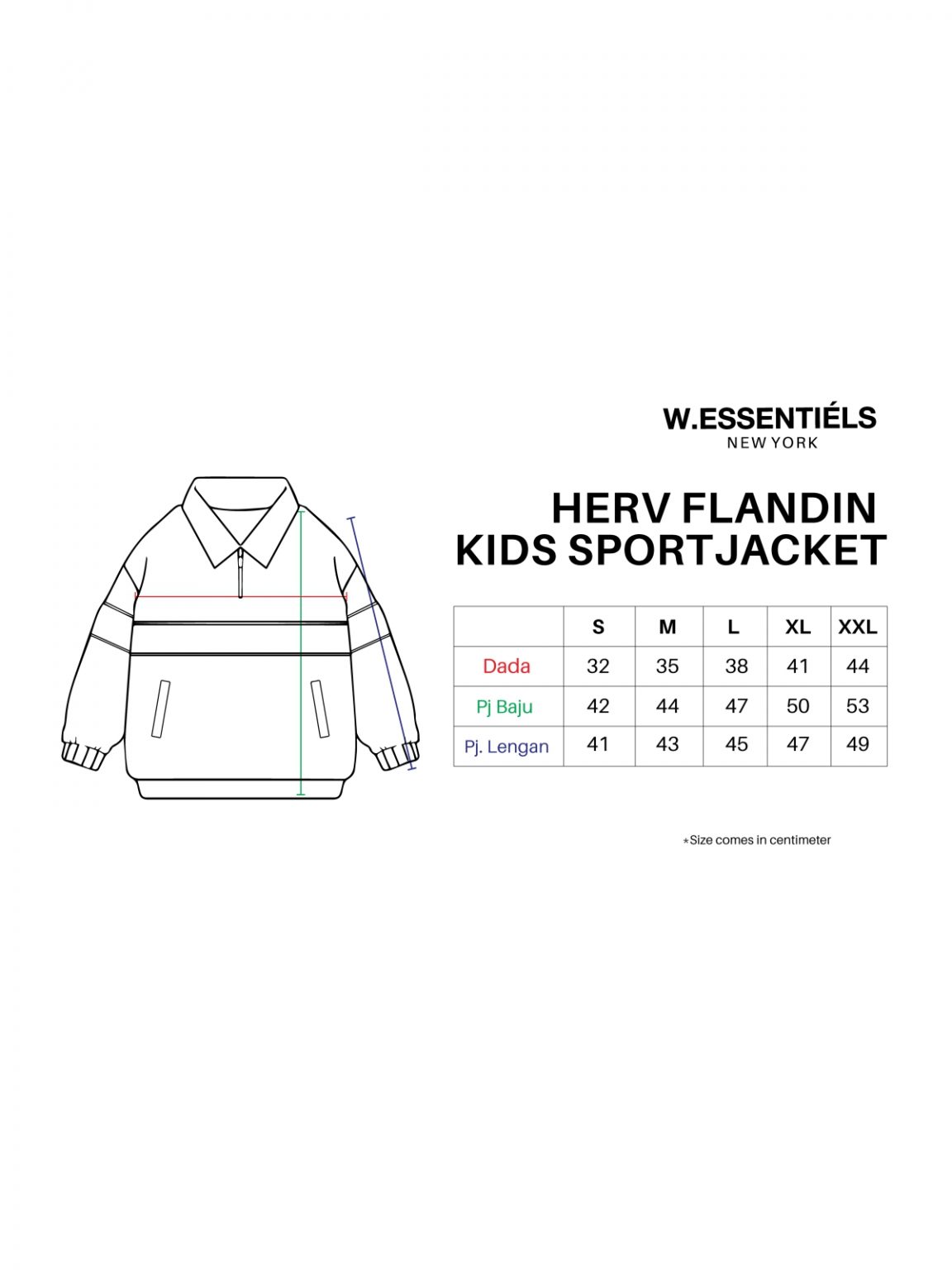 W.Essentiels Herv Flandin Sport Jacket Kids Black