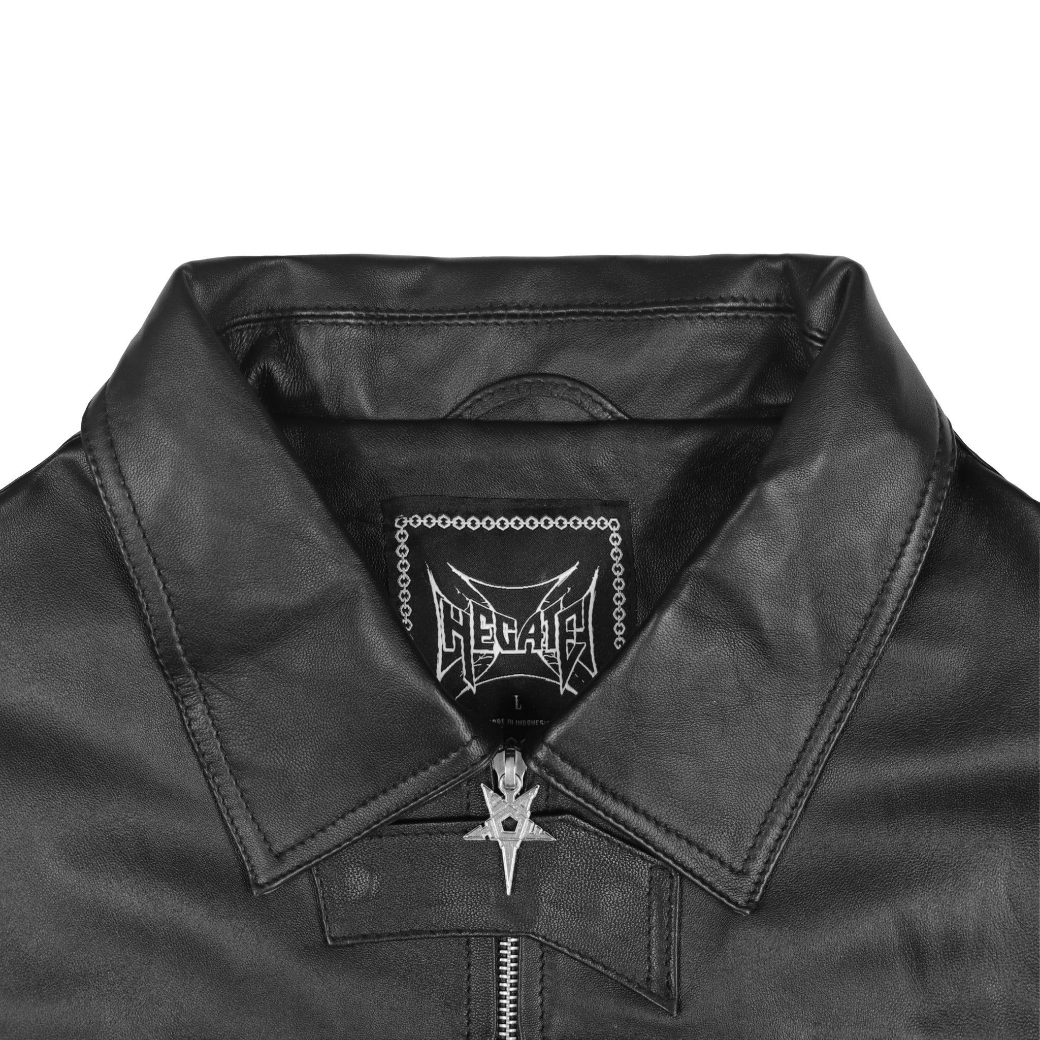 Hecate Gosa Leather Jacket (Genuine) Black