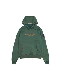 W.Essentiels Hoodie Ecume Oversize Cocktail Royale Washed Green