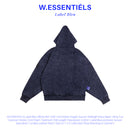 W.Essentiels Label Bleu Affinity Ref-7326 Hoodie Acid Wash Angelo Azzurro (Midnight Navy Base)