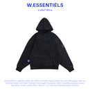 W.Essentiels Label Bleu Affinity Ref-7326 Hoodie Acid Wash Imperial Cherry Stout (Black)