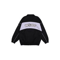 W.Essentiels Burdenski Oyster Track Top Jacket Noir Black/White