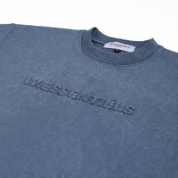 W.Essentiels Label Bleu Treshold Ref-2126 Boxy Cut T-shirt Acid Wash Angelo Azzurro (Tosca)