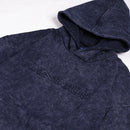 W.Essentiels Label Bleu Affinity Ref-7326 Hoodie Acid Wash Angelo Azzurro (Midnight Navy Base)