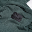 W.Essentiels Label Bleu Affinity Ref-7326 Hoodie Acid Wash Emerald Isle (Forest Green Base)