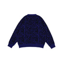 W.Essentiels x One Piece Ponelglyph Knitwear Oversize Sweater Blue