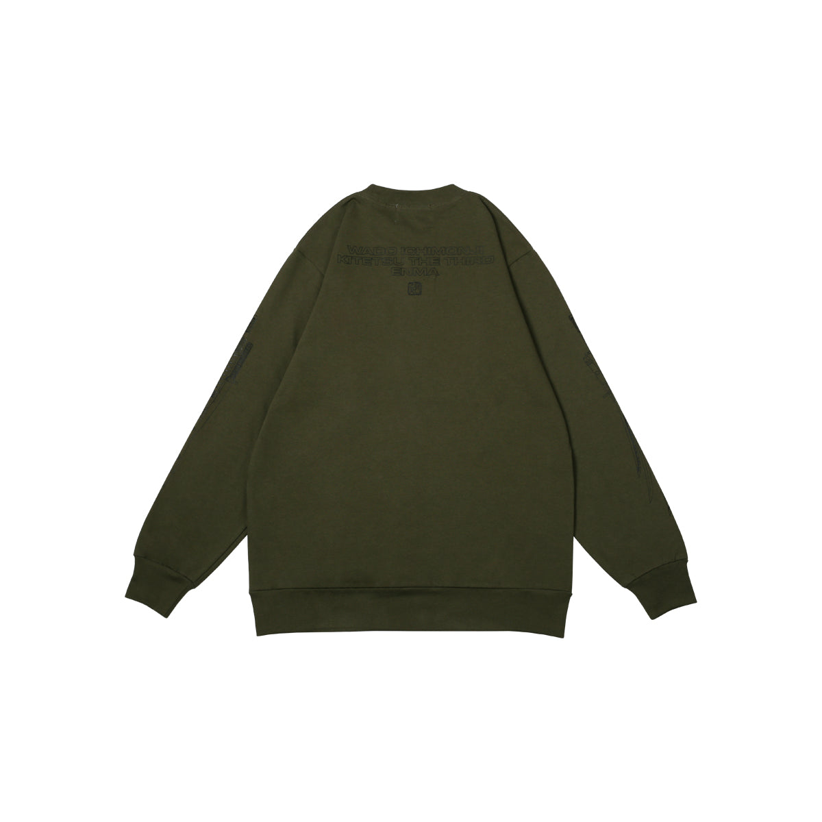 W.Essentiels x One Piece King of Hell Zoro Long Sleeve Shirt Olive