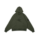 W.Essentiels x One Piece Santoryu Zoro Oversize Hoodie Olive