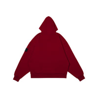 W.Essentiels x One Piece Yonkou Monkey D. Luffy Oversize Hoodie Dark Ceglie Maroon