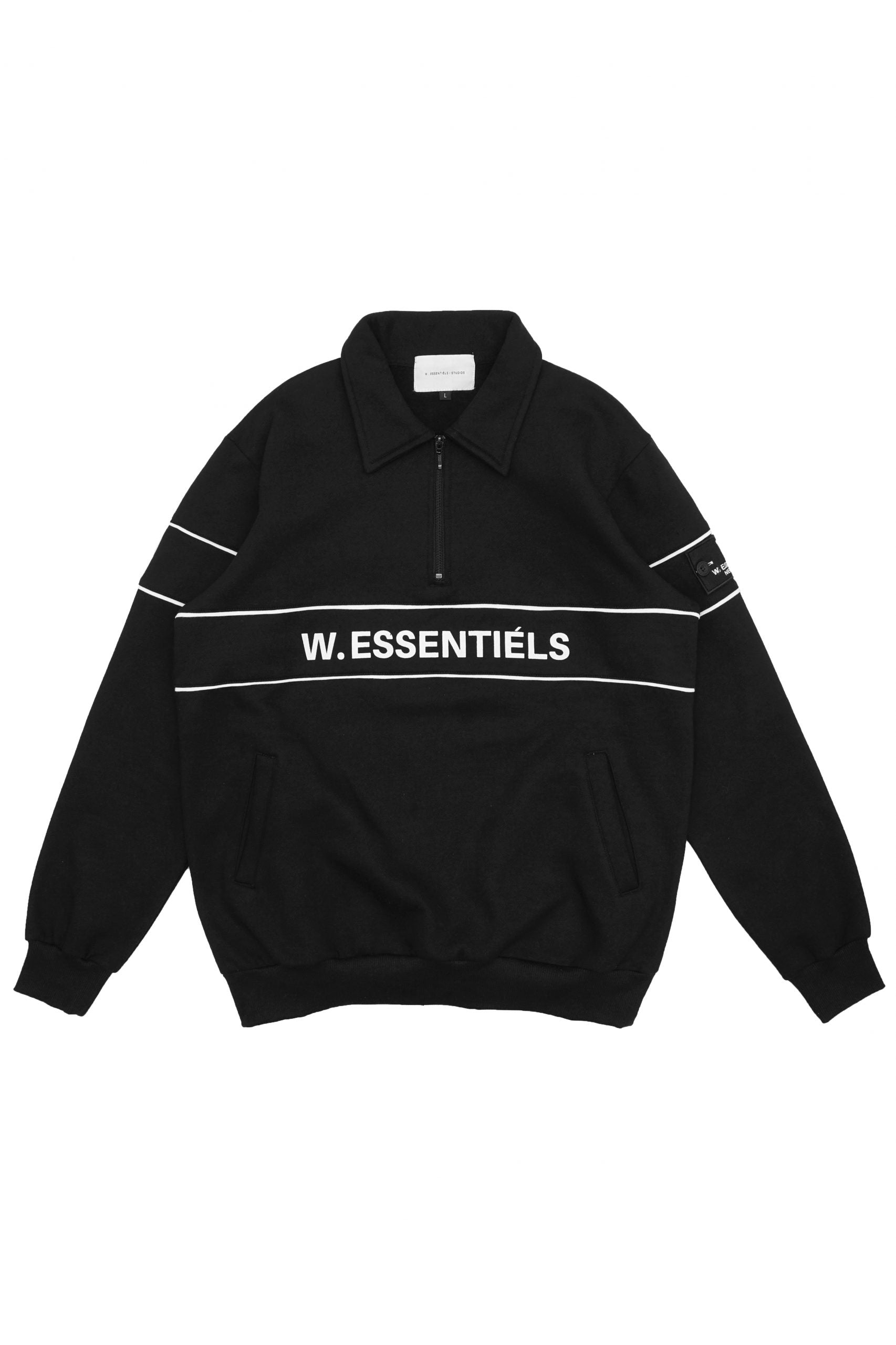 W.Essentiels Herv Flandin Sports Jacket Noir Black