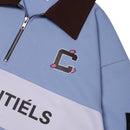 W.Essentiels x One Piece Tony Tony Chopper Half Zip Polo Jacket Blue/White