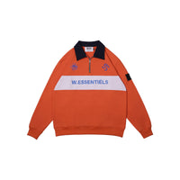 W.Essentiels x One Piece Nami Half Zip Polo Jacket Orange/Blue