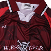 W.Essentiels x One Piece AC Strawhat Away Jersey Maroon