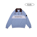 W.Essentiels x One Piece Kids Tony Tony Chopper Half Zip Jacket Blue