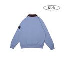 W.Essentiels x One Piece Kids Tony Tony Chopper Half Zip Jacket Blue