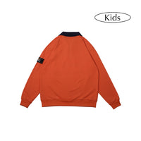 W.Essentiels x One Piece Kids Nami Half Zip Polo Jacket Orange