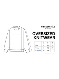 W.Essentiels x Kevinswork Weekly Essentiels Oversized Knitwear Sweater