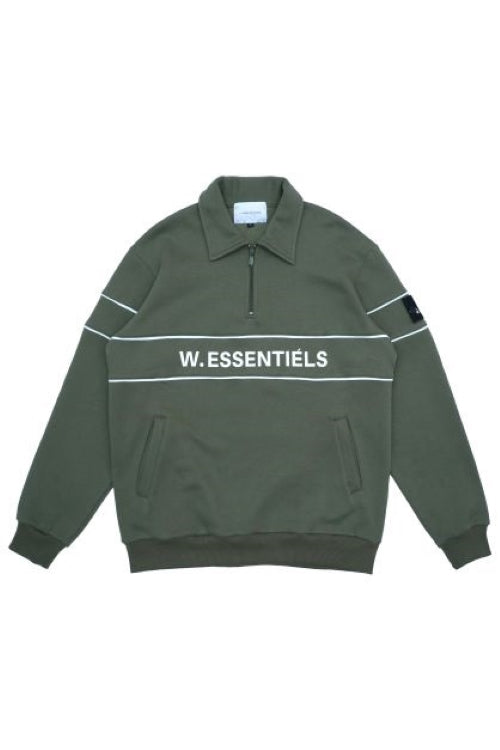 W.Essentiels Herv Flandin Sports Jacket Olive Green