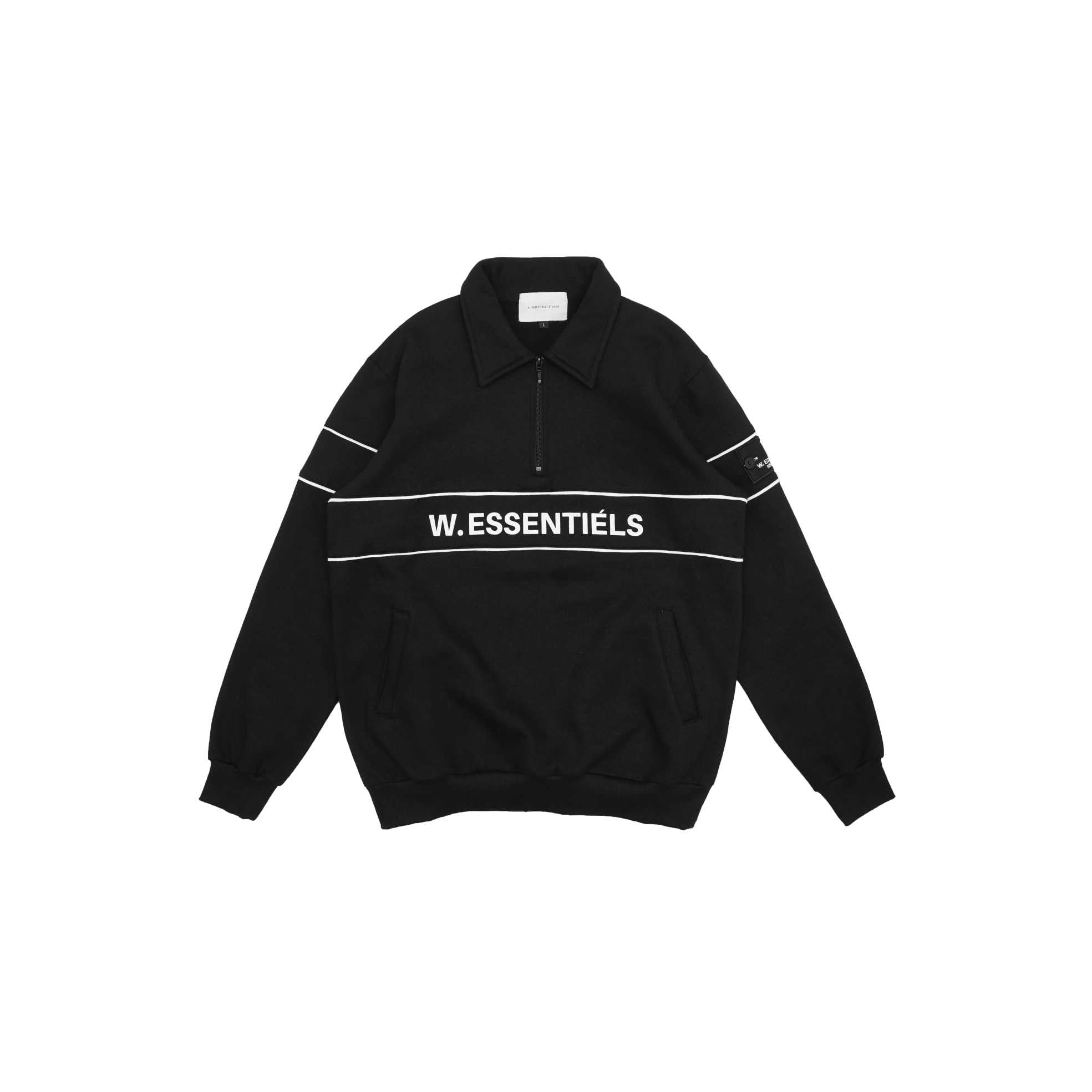 W.Essentiels Herv Flandin Sports Jacket Noir Black