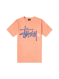 Stussy Basic Logo PD Tee Neon Orange