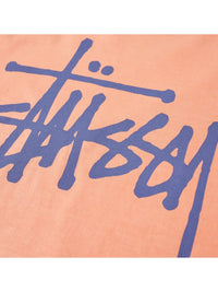 Stussy Basic Logo PD Tee Neon Orange