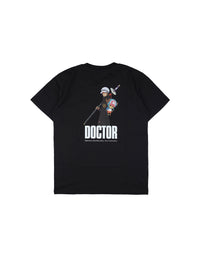 W.Essentiels x One Piece Doctor x Doctor Boxy Cut Tee Black