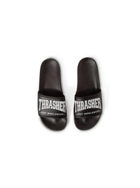 HUF x Thrasher Slide Black