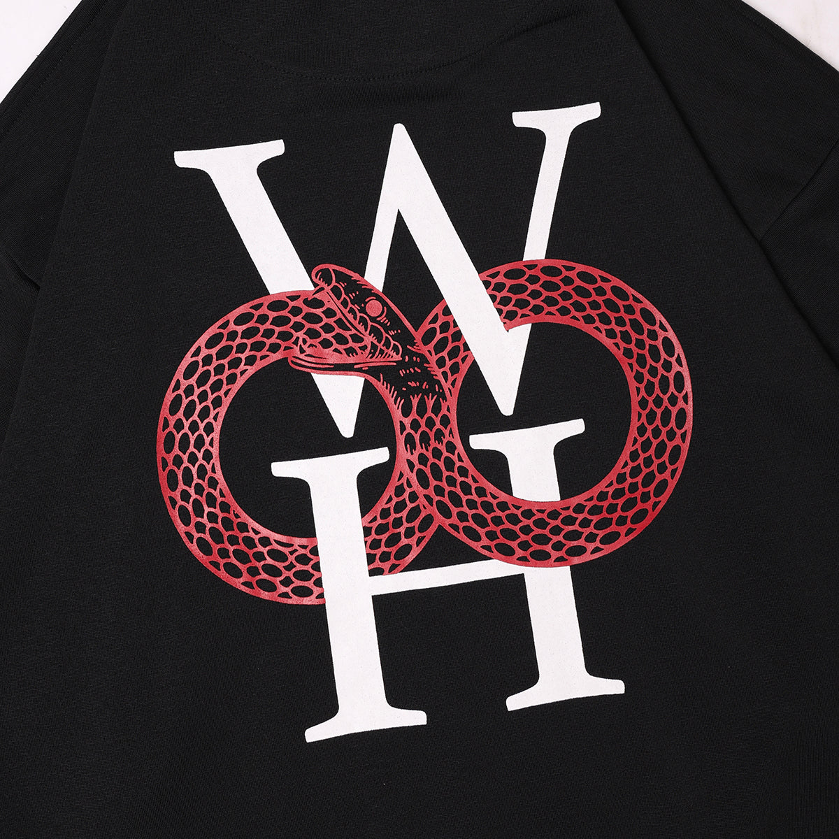 Wormhole Serpent Season Hoodie Noir Black