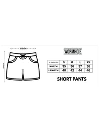 Wormhole Aces Short Pants Metallic/Aqua/Crm