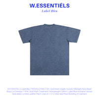 W.Essentiels Label Bleu Treshold Ref-2126 Boxy Cut T-shirt Acid Wash Angelo Azzurro (Tosca)