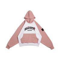 Hellokitty & W.Essentiels Kitty Fifty Oversize Hoodie Peach/White