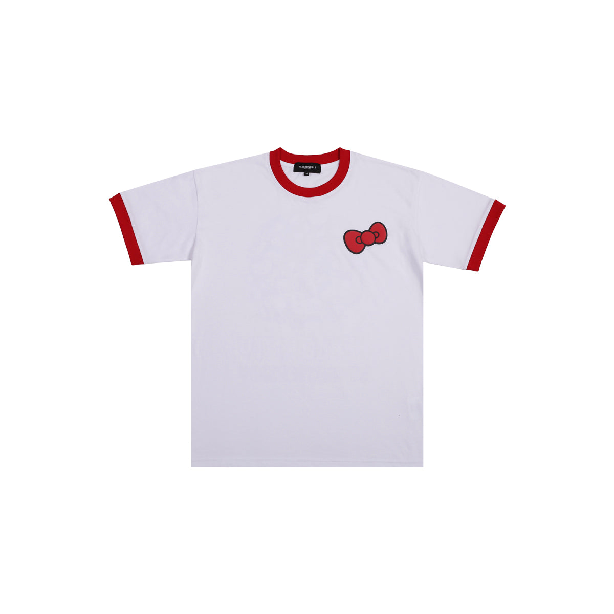 Hellokitty & W.Essentiels Fifty Kitty Boxy Cut T-shirt White