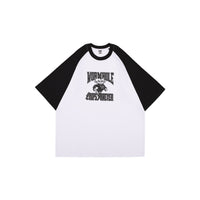 Wormhole Los Tigres Two Tone Baseball Short Sleeve Tee