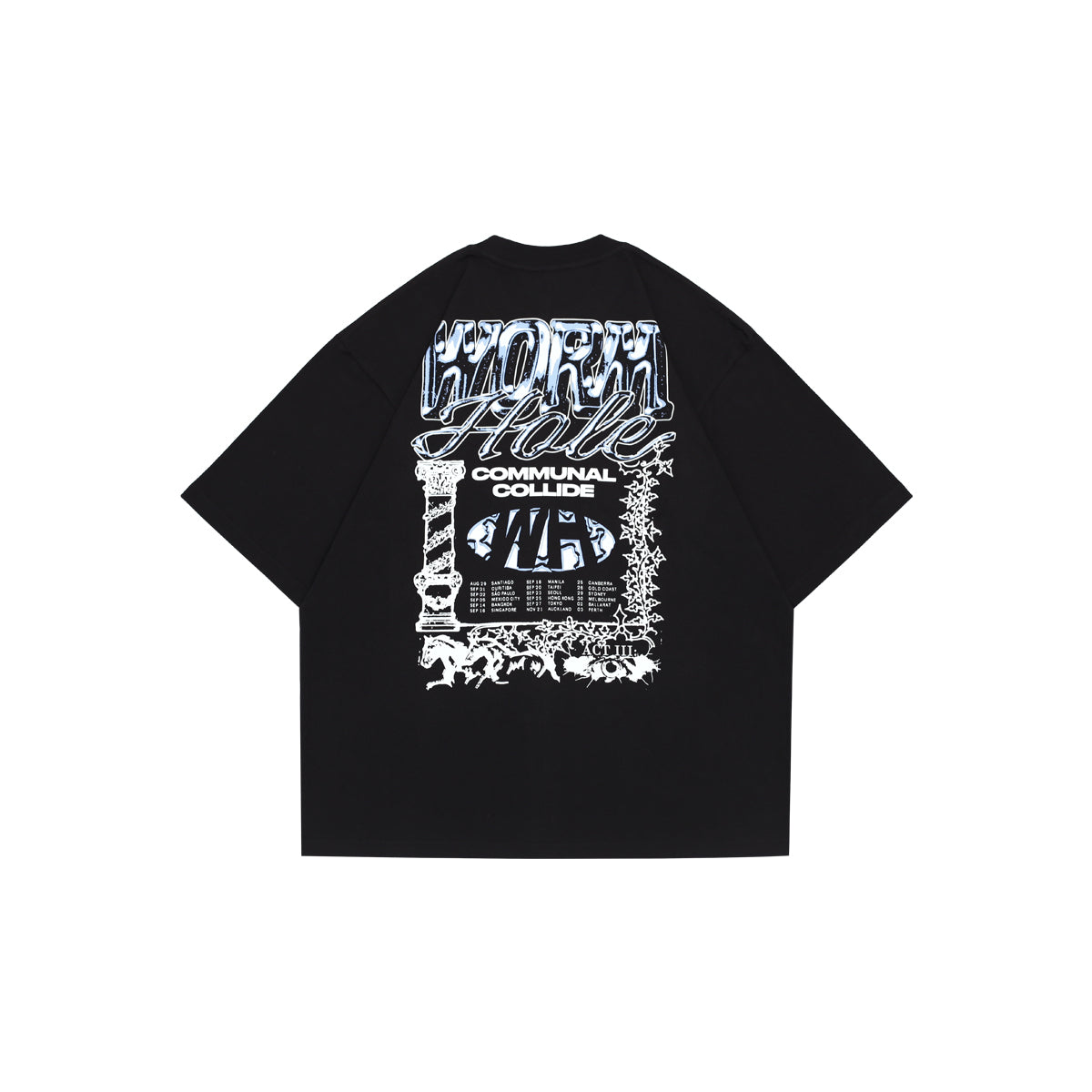 Wormhole World Tour Short Sleeve Tee Black